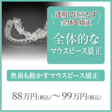 全体的なマウスピース矯正